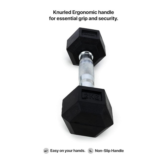 Kettler Fixed Hexagonal Dumbbell 2kg 706-000