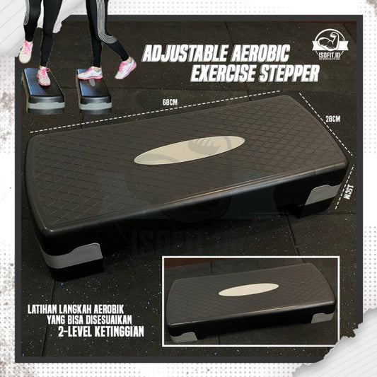 Adjustable Aerobic Stepper / Papan Step Aerobik 68x28x15cm