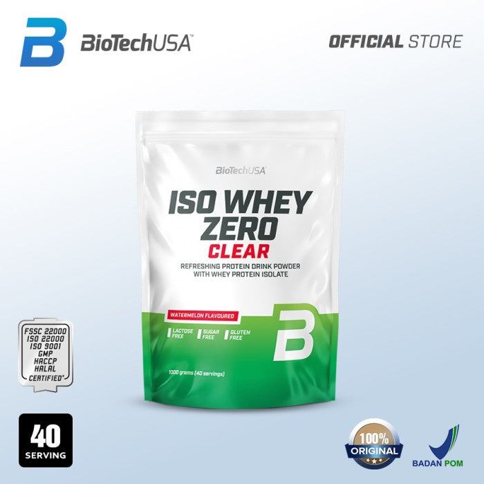 Biotech - Iso Whey Zero Clear Protein 1000 gram - watermelon