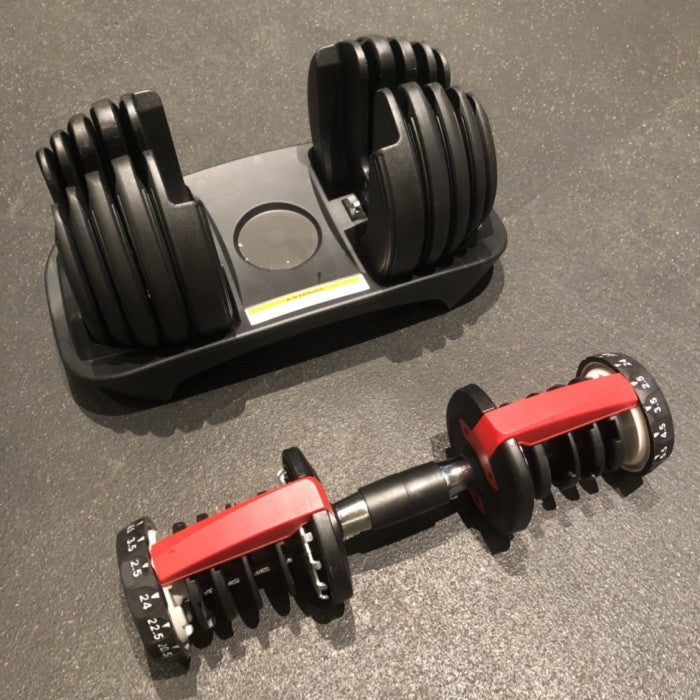 Adjustable Dumbbell Barbell Set Isofit 2.5 KG - 25 KG [1 PCS]