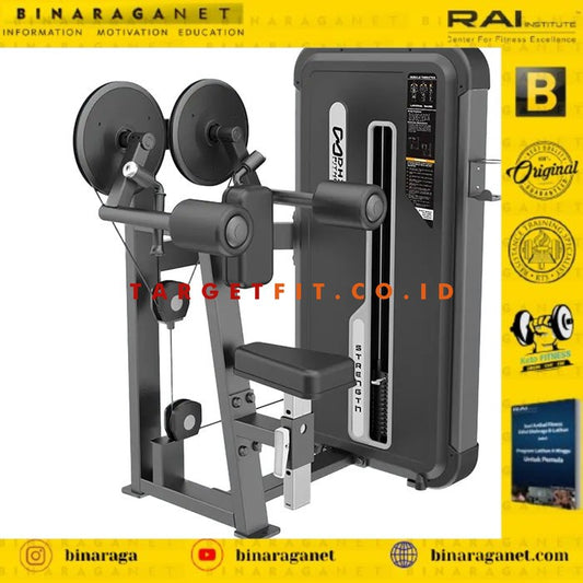 DHZ FITNESS LATERAL RAISE MACHINE w/ WEIGHT STACK 56kg - APPLE SERIES