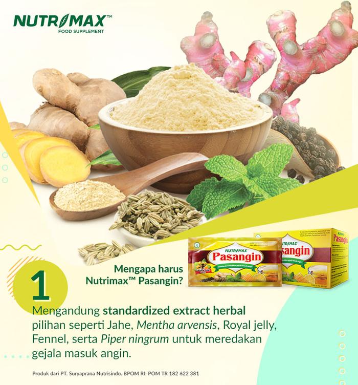 Nutrimax Pasangin 15 ml Menghilangkan Masuk Angin