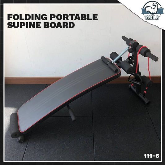 Folding Portable Bench Press / Supine Board / Sit Up Bench / Kursi Alat Fitness dan Sit Up 111-7 / 111-6 - 111-6
