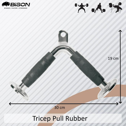 Tricep Pull Rubber Handle Attachment Gym