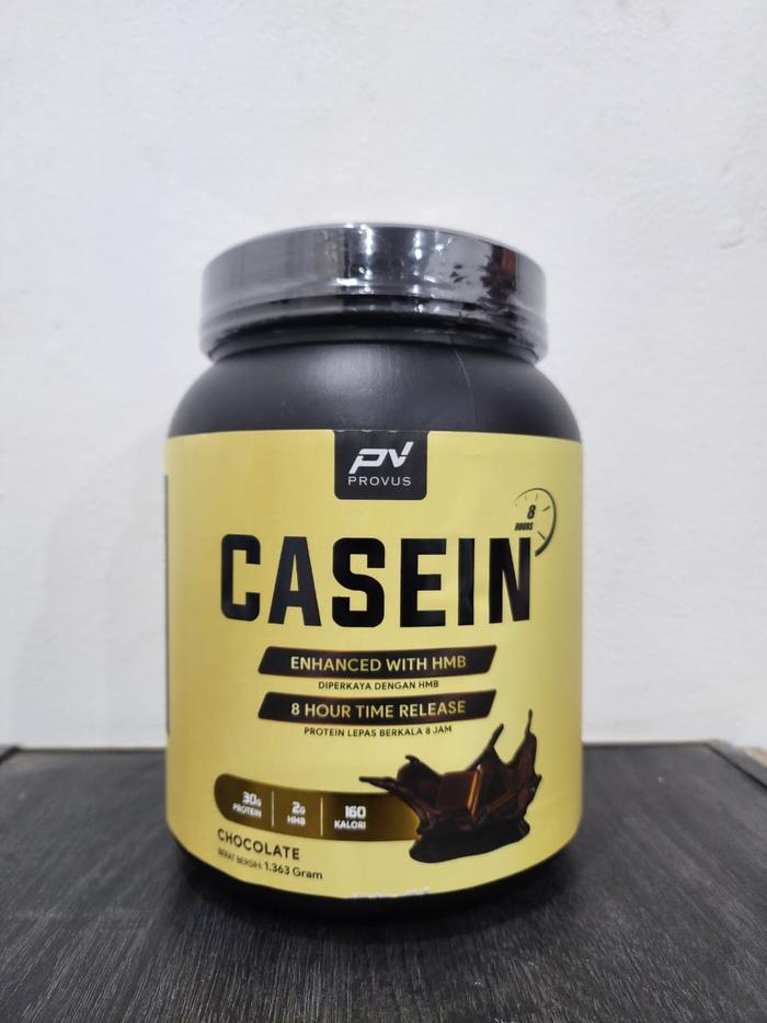 Provus Casein 3Lb dengan HMB Suplemen Olahraga - Coklat, Shaker