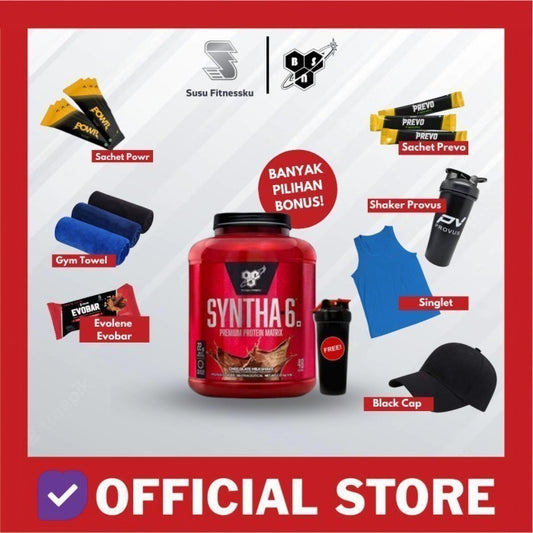 BSN Syntha 6 5 Lb BSN Syntha-6 5 Lb Protein Time Release - Vanila, Bonus Shaker