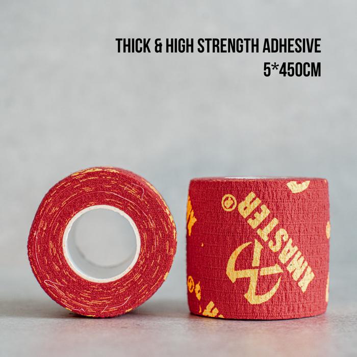 XMASTER Crossfit Hook Grip Tape Weightlifting Powerlifting Strength Deadlift Flexible Cotton ROGUE - NP Blue 3 roll