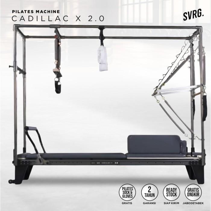 Cadillac X 2.0 - Reformer Pilates 2 In 1 Series - SVRG - Alat Pilates - Gym - Fitness - Alumunium - Steel