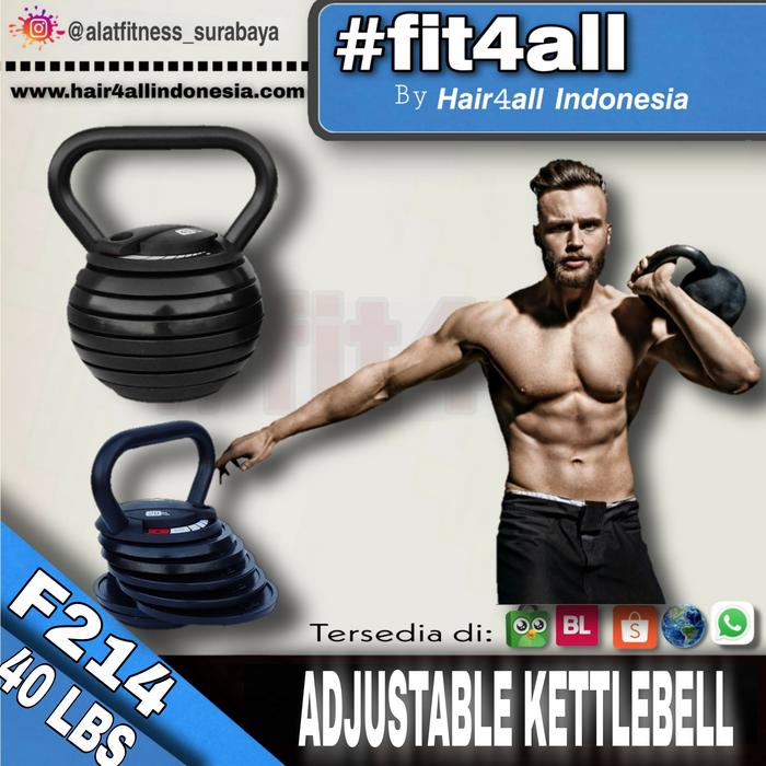 F214 kettlebell 40 LBS PROFLEX BOWFLEX ADJUSTABLE kettle bell