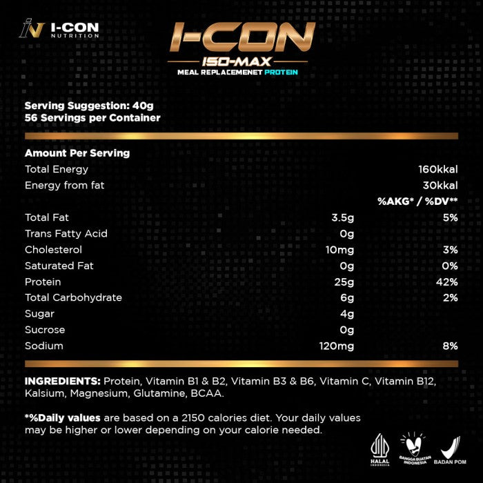 Icon Isomax Whey Protein Isolate Terbaik - Tanpa Shaker