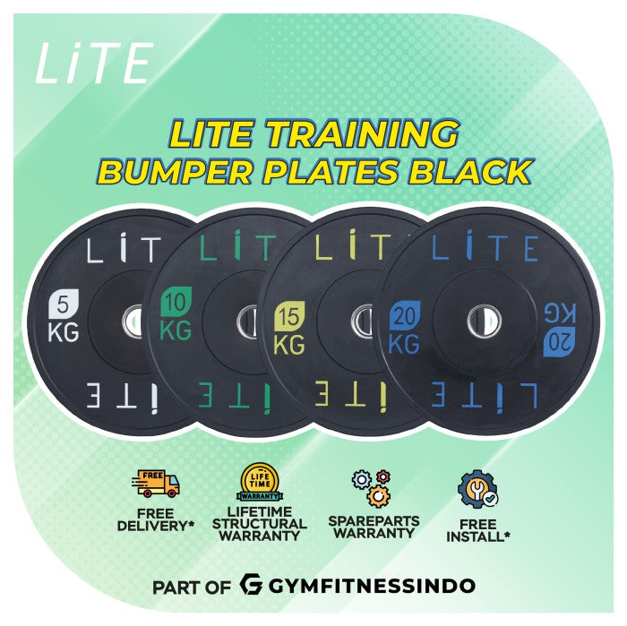 LITE TRAINING BUMPER PLATES - 5kg