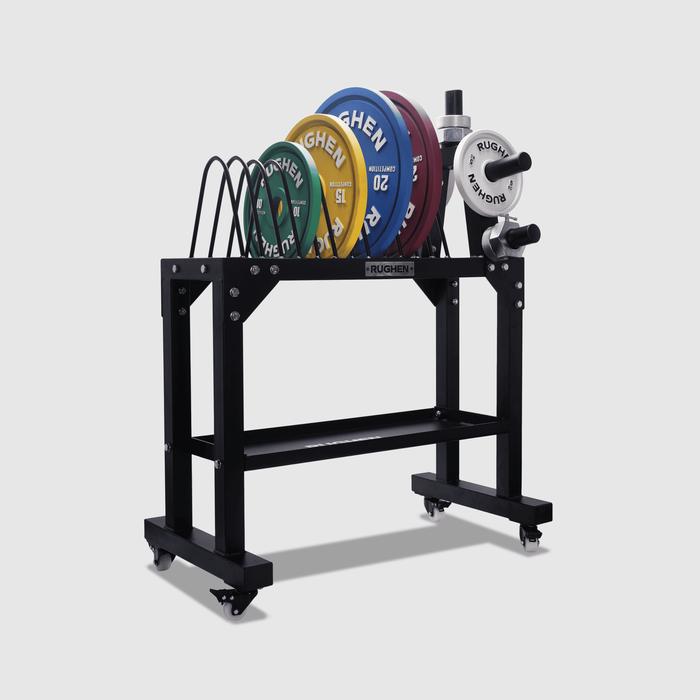 RUGHEN Powerlifting Calibrated Plate Rack