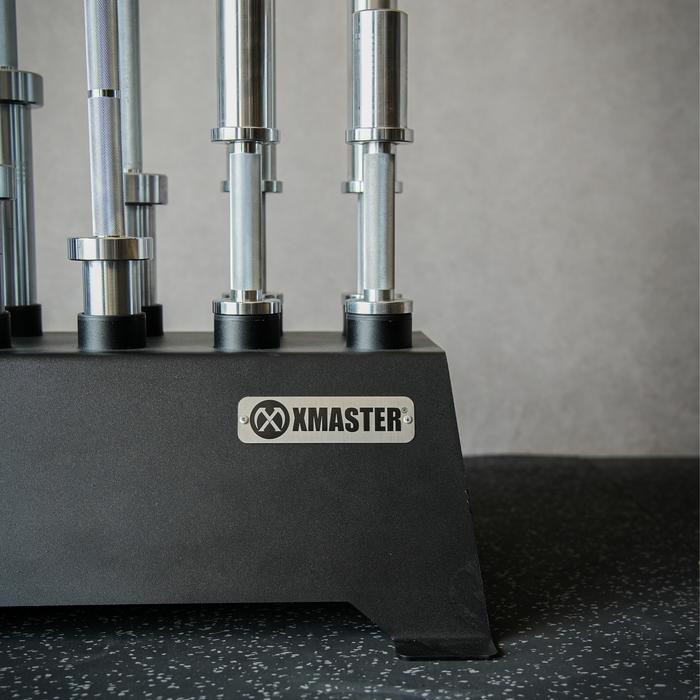 XMASTER Rak Barbel Vertikal 10 Lubang - Solusi Penyimpanan Efisien untuk Gym Rumah & Komersial dengan Desain Fleksibel dan Organisasi Rapi