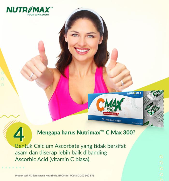 Nutrimax C Max 300 Vitamin C 300 mg Strip (3 Strip @ 10 Tablet) - 3 STRIP