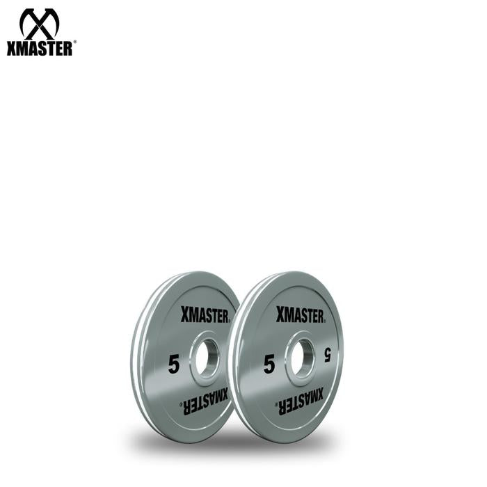 XMASTER Calibrated Steel Powerlifting Change Plate berat 0.25/0.5/1.25/2.5/5/10/15/20/25kg Chromed IPF standard Strength ROGUE ELEIKO - 0.25KG for pair