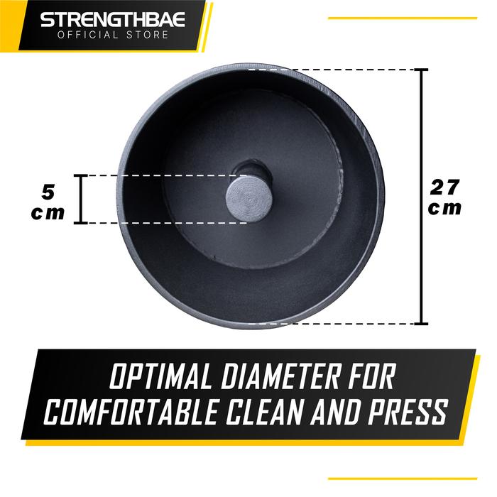 Strongman Monster Dumbbell STRENGTHBAE Loadable Circus Dumbbell Plate Loaded Adjustable