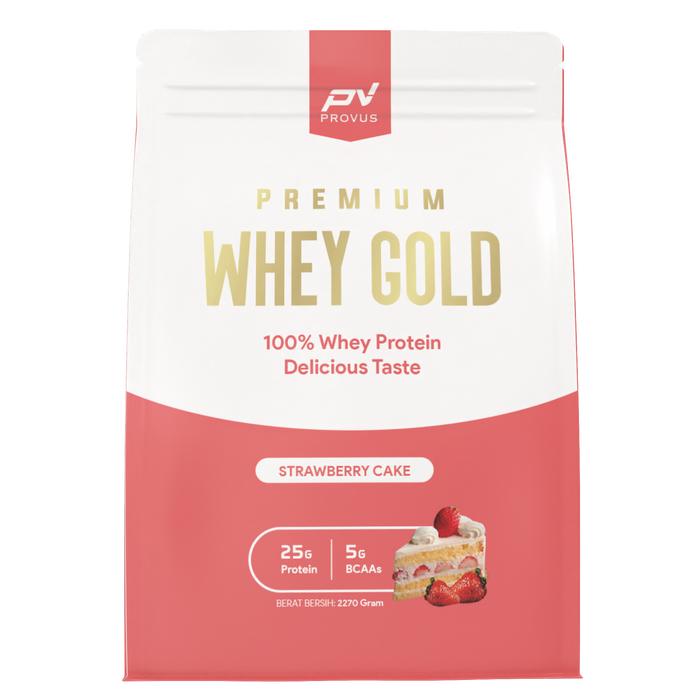 Provus Premium Whey Gold 5Lb - Whey Protein Concentrate - Chocolate Milk, Shaker