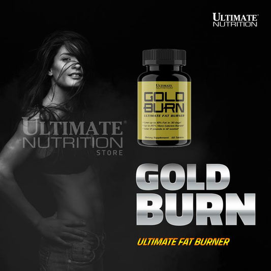 Ultimate Nutrition Gold Burn NEW!!! suplemen fitness / suplemen gym / suplemen protein / massa otot / bakar lemak