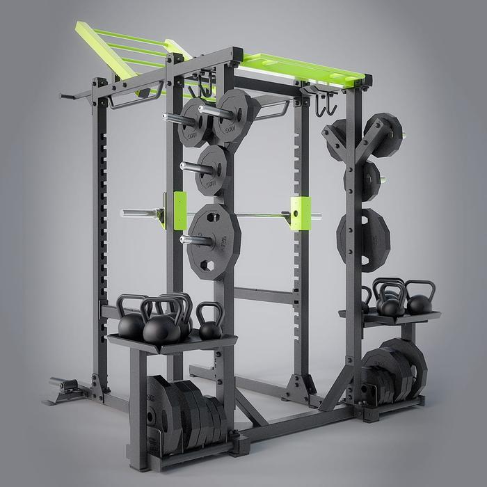 CROSSTRAINING RACK E6225 FITNESS MACHINE COMMERCIAL Crosstraining tower rack / powerrack e6225