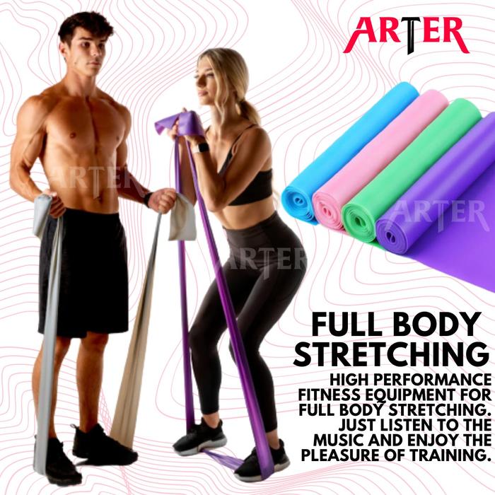 ARTER Super Wide Resistance Band Elastic Tension Resistance Sheets - Viral Pink