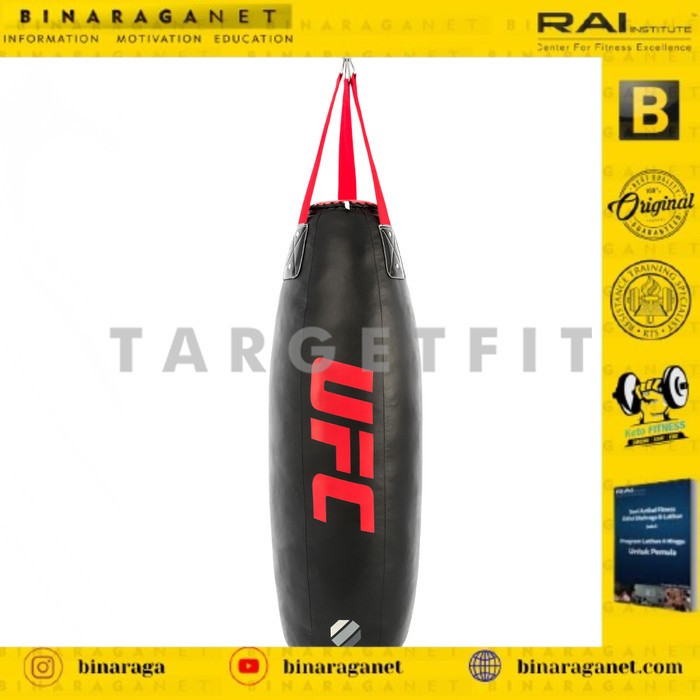 UFC PRO TEAR DROP BAG 70LBS - Hitam / SAMSAK TINJU / BOXING