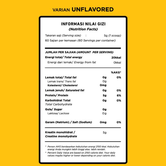 Fitlife Creaflex 300 Gram Unflavored | 100% Pure Creatine Monohydrate - Lychee