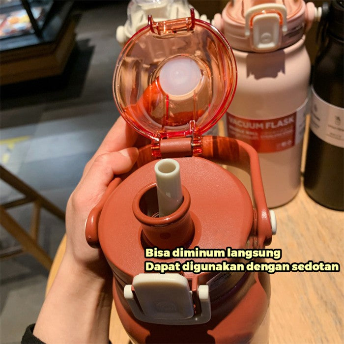 OneTwoFit Vacuum Cup Termos Stainless Steel water bottle Minum Dengan