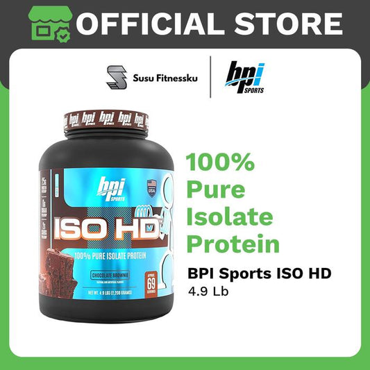 BPI Iso HD 5 lbs Whey Protein Isolate Hydrolized - VANILLA, Sachet Pwo