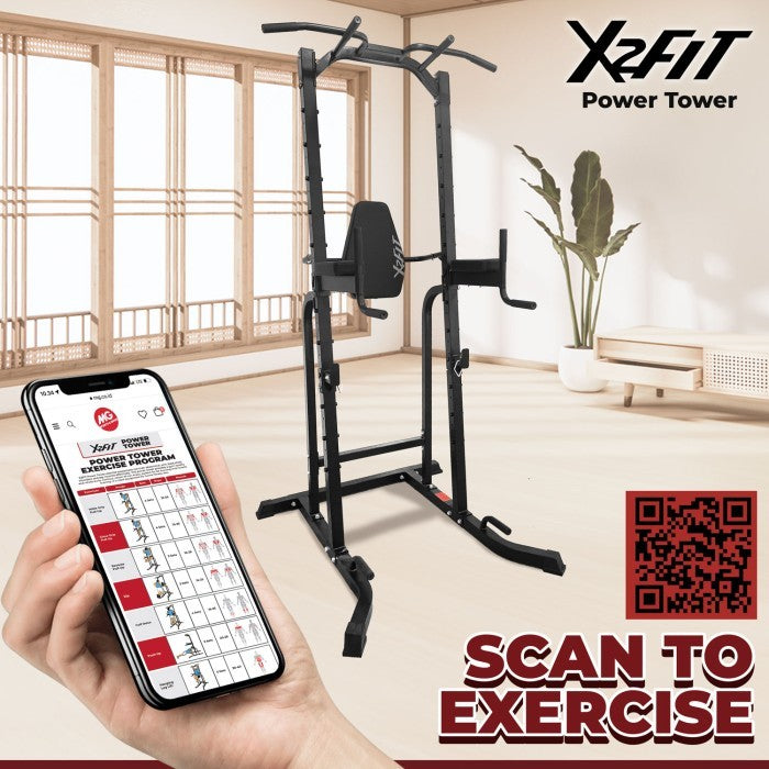 X2FIT Smart Adjustable Power Tower (14 in 1)