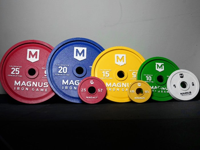 POWERLIFTING PLATES COLOR MAGNUS IRON GAME - 2,5 KG