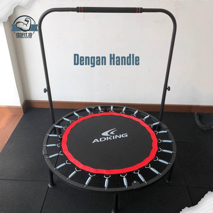 Folding Exercise Trampoline 40inch / Latihan Lompat bisa dilipat diamter 100cm (BC005) - Dengan Pegangan