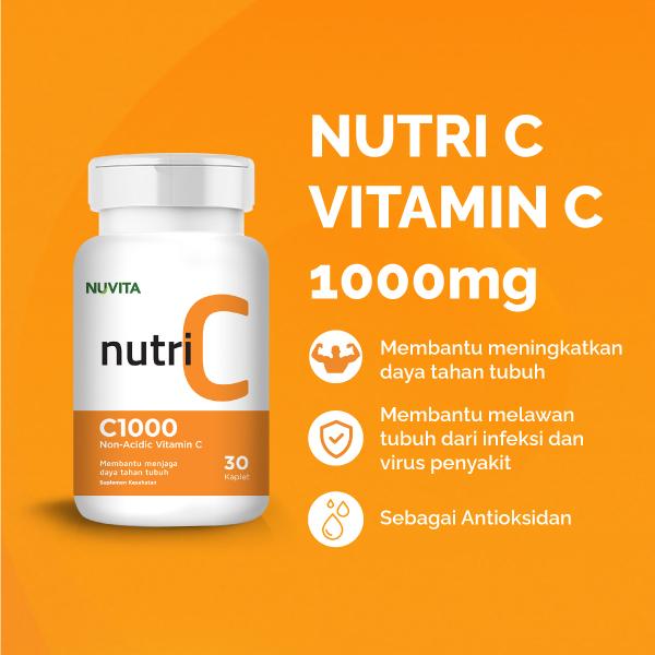 Nuvita Nutri C 1000 mg - 30 kaplet