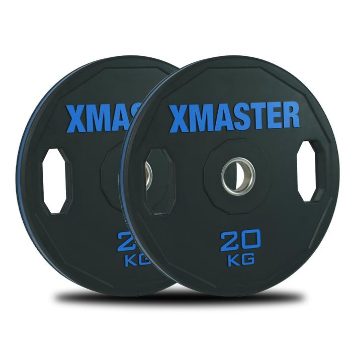 XMASTER Hand Grip Plates Rubber Weight Plate Fitness CrossFit Training Powerlifting ROGUE ELEIKO - 10kg Sepasang