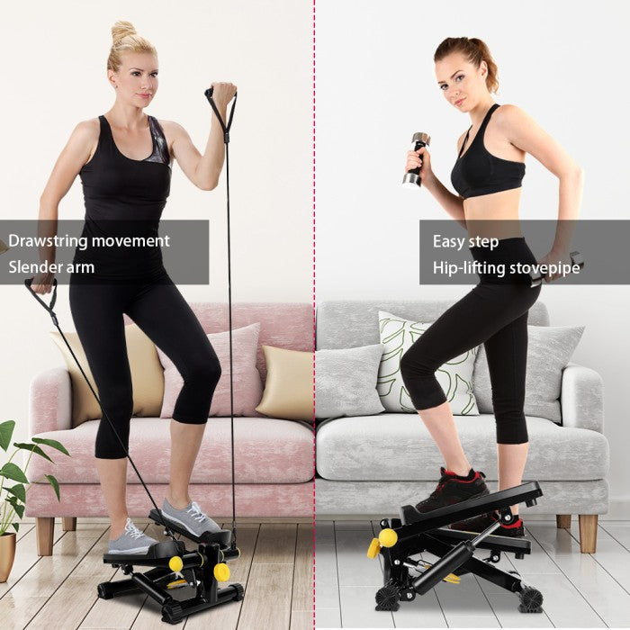 Onetwofit Stair steppers Steppers tangga bisu alat olahraga - Hitam