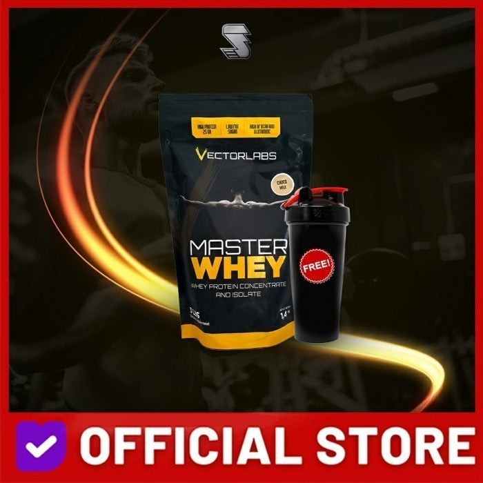 Vectorlabs Master Whey 3lbs pure whey protein isolate 3lbs - Coklat Milk