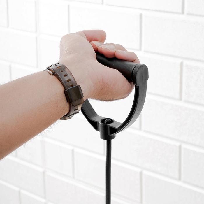 KINETIC MINI STEPPER DENGAN RESISTANCE BAND - HITAM
