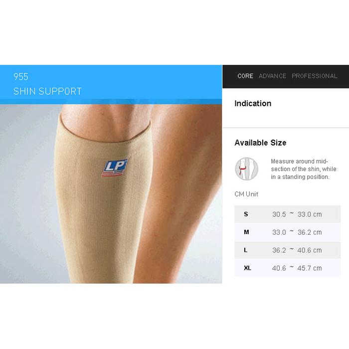 LP SUPPORT SHIN ELASTIC LP-955 - S