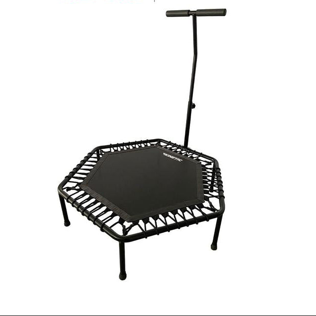 Kinetic 112 cm Trampoline Dengan Handle Bar Hrtr09E Trampolin Alat Bermain Dan Olahraga Jumping Pad