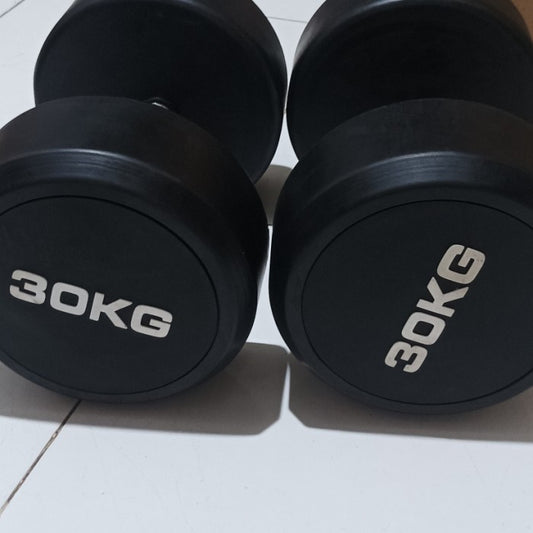 Rubber Dumbbell Set 27,5kg-40kg | 6pair