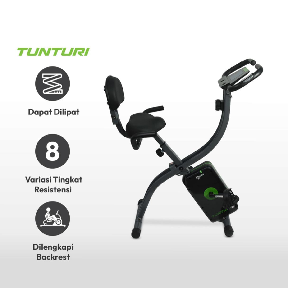 Tunturi sepeda statis with Backrest B25