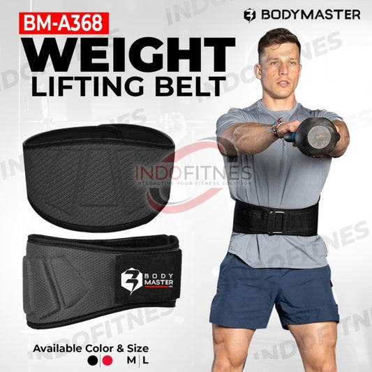 Weight Lifting Belt Bodymaster - Sabuk Fitnes Gym Angkat Besi