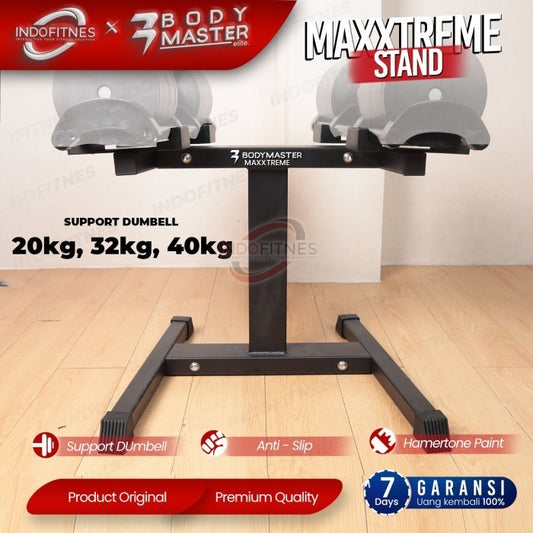 BODYMASTER MAXXTREME Stand Rack BM-036 Original - Rak Dudukan