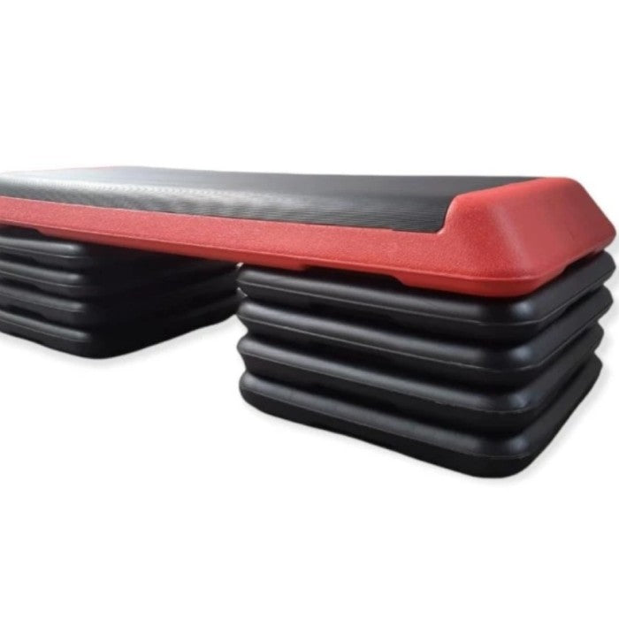 Aerobic Step Bench 8Raiser Grey - Merah