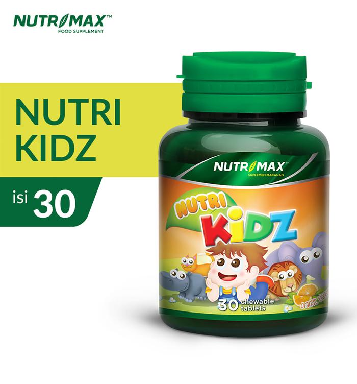 Nutrimax Nutrikidz 30 Tablet Kunyah Multi Vitamin Mineral DHA