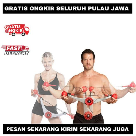 F301 OYO Double Flex Spira flex Nova home gym alat fitness olah raga rumah