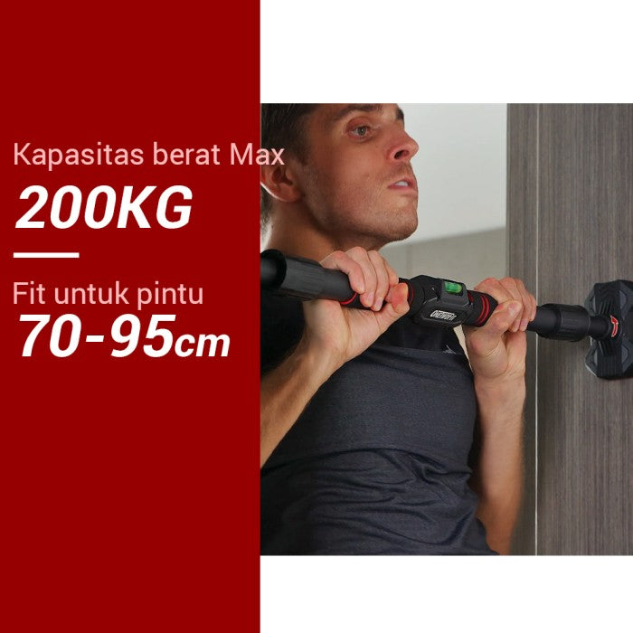 OneTwoFit Adjustable Pull up Bar Dinding Door Chin Up Alat Fitness Doorway Door Bar Alat Gym Chinning Bar