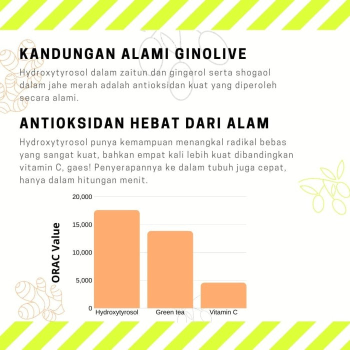 SPORTIGO GINOLIVE - Jahe Merah Bubuk dengan Ekstrak Zaitun (5 x 10 gr)