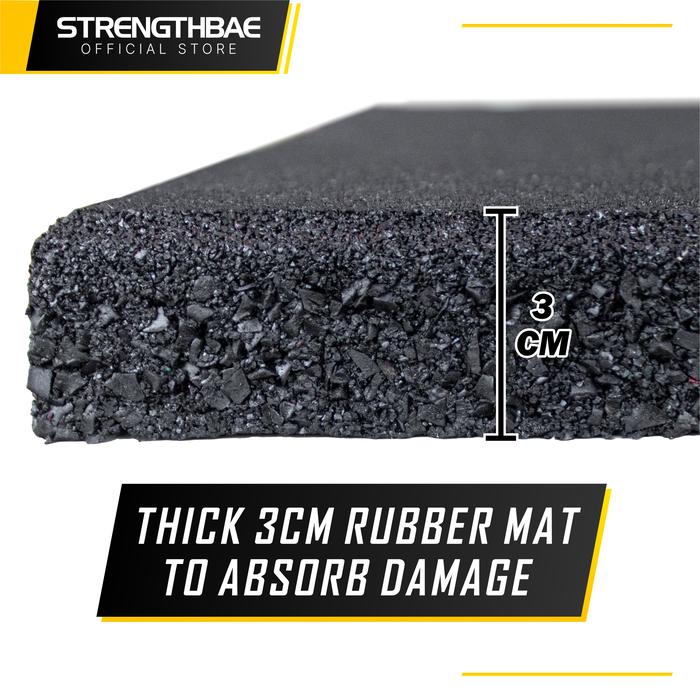 Deadlift Platform STRENGTHBAE Weightlifting Gym Mat Rubber Mats Floor