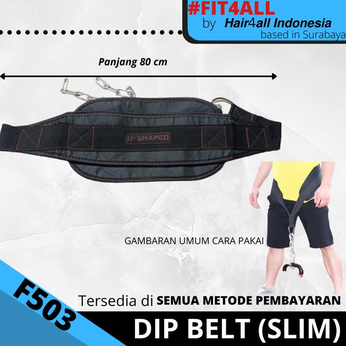 F503 DIP BELT rantai triceps PULL UP sabuk gym KALISTENIK alat fitness