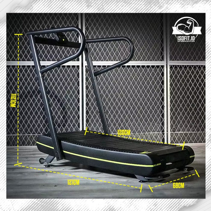Foldable Treadmill Manual Treadmill Tanpa Listrik dapat Dilipat TY01